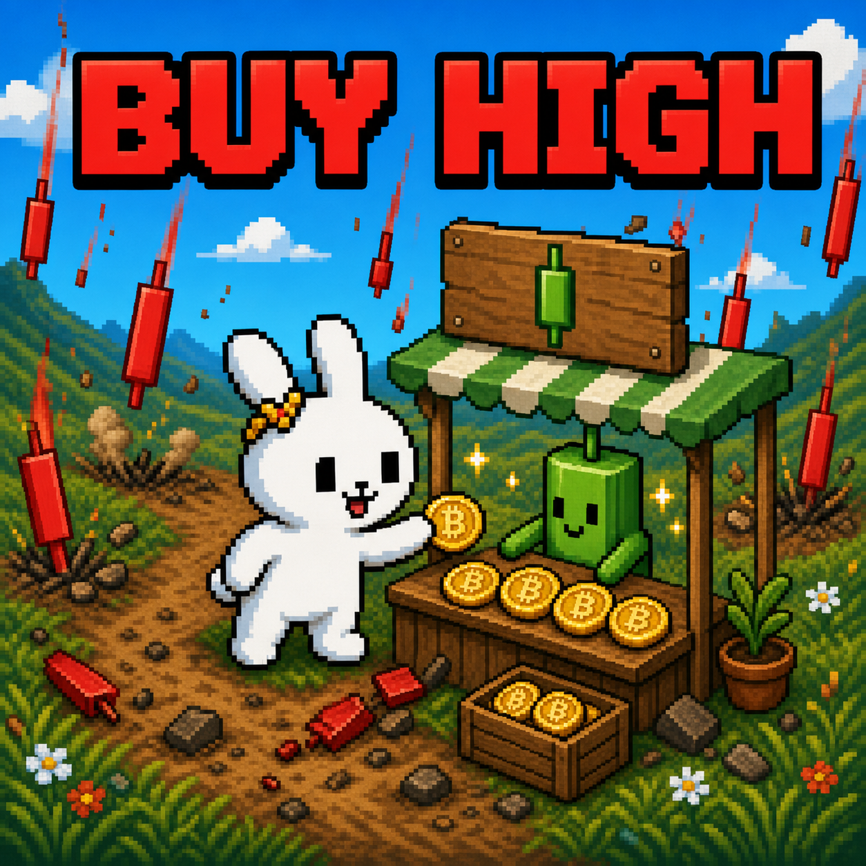 Buy high